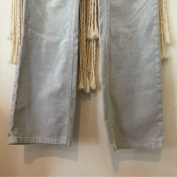 Pilcro Anthro Soft Corduroy Pant Women 25 Tall Light Blue Capsule Wardrobe - Picture 3 of 9